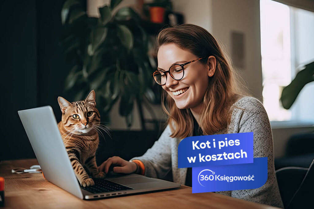 Kot lub pies w kosztach firmowych