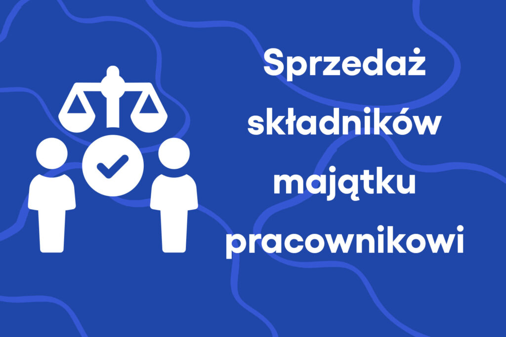 Sprzedaż składników majątku pracownikowi